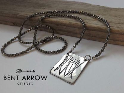 Sterling Warrior Necklace