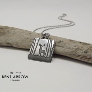 Winter Stag Necklace