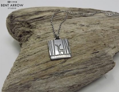 Winter Stag Necklace