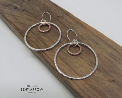 Bronze Hoop Earrings