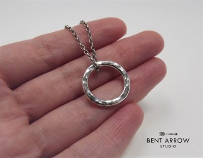 Sterling Silver Loop Pendant