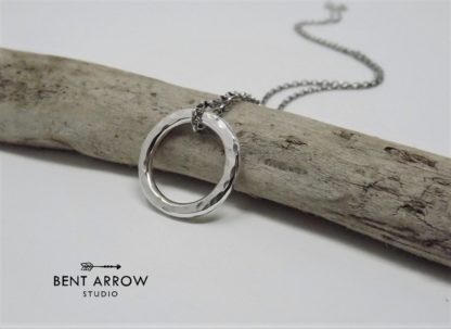 Sterling Silver Loop Pendant