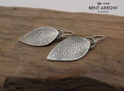 Silver Leaf Earrings