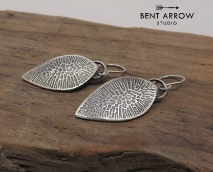 Silver Leaf Earrings