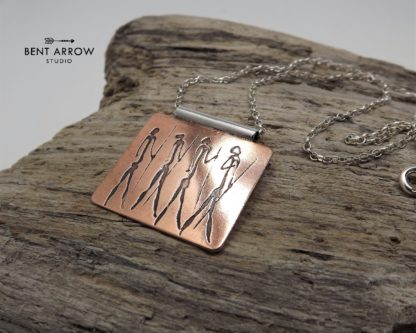 Mixed Metal Warriors Necklace