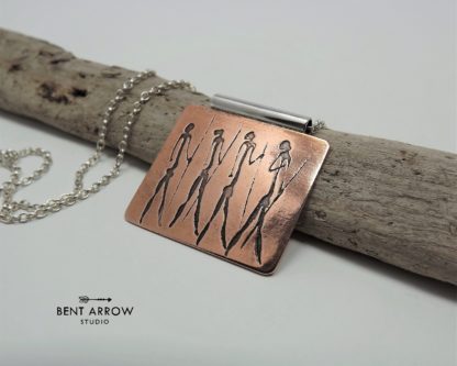 Mixed Metal Warriors Necklace