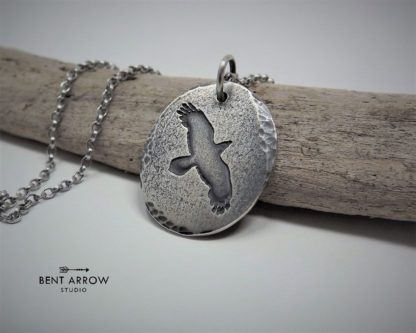 Oval Raven Necklace