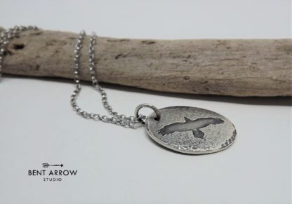 Oval Raven Necklace