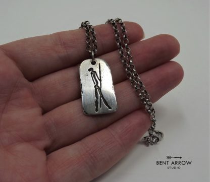 Sterling Silver Warrior Pendant