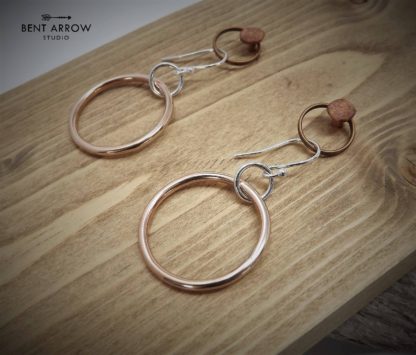 Bronze Hoop Earrings