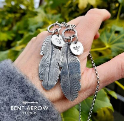 Crow Feather Necklace