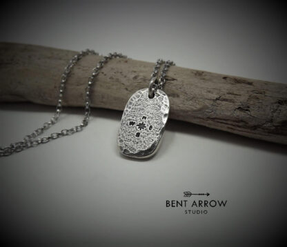 Compass Pebble Pendant