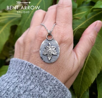 Leaf Amulet Necklace