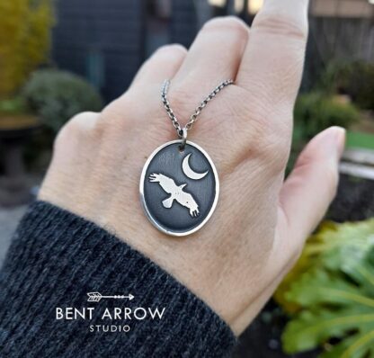 Celestial Crow Pendant