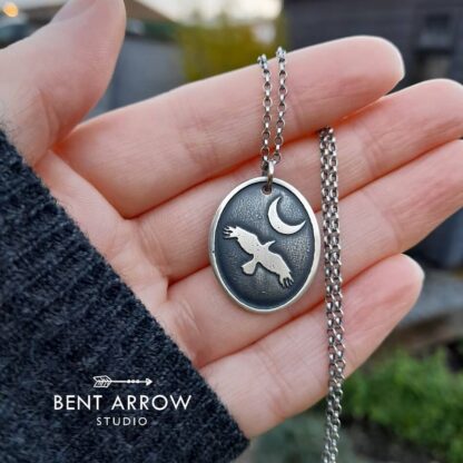 Celestial Crow Pendant