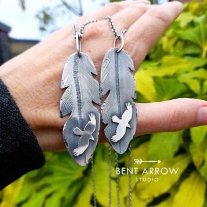 Untethered Feather Pendant