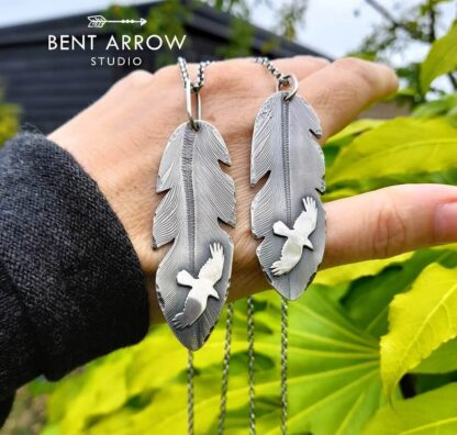 Untethered Feather Pendant