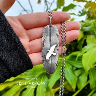 Crow Feather Necklace